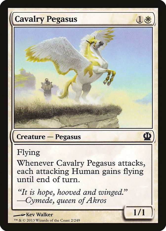 Cavalry Pegasus [Theros] | Pegasus Games WI