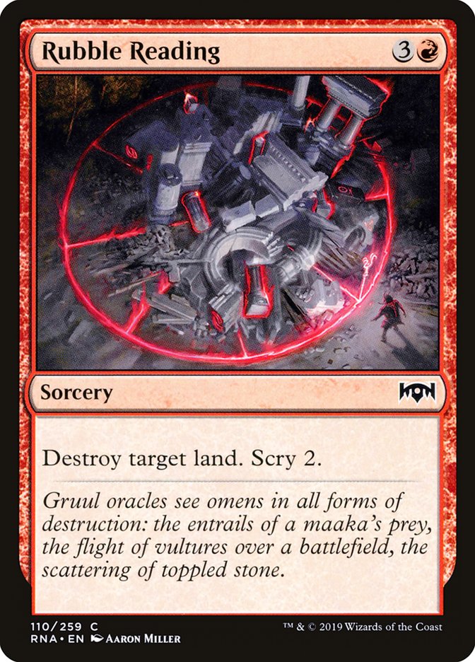 Rubble Reading [Ravnica Allegiance] | Pegasus Games WI