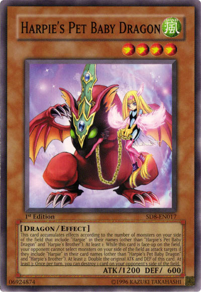 Harpie's Pet Baby Dragon [SD8-EN017] Common | Pegasus Games WI