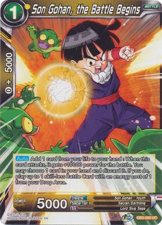 Son Gohan, the Battle Begins [DB3-080] | Pegasus Games WI