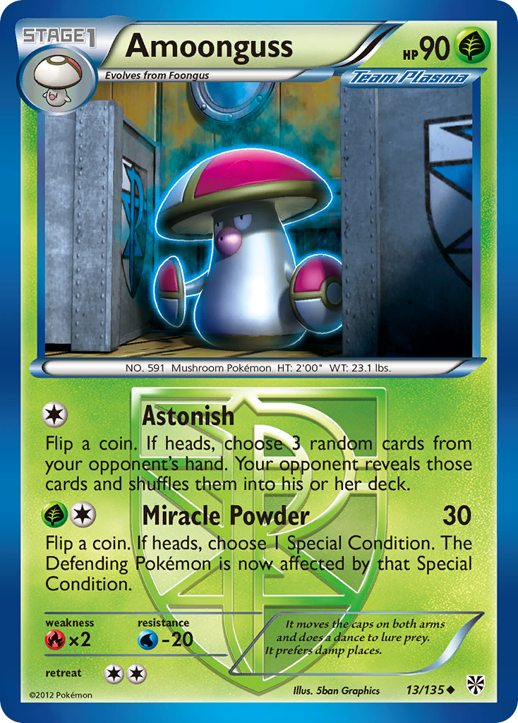 Amoonguss (13/135) [Black & White: Plasma Storm] | Pegasus Games WI