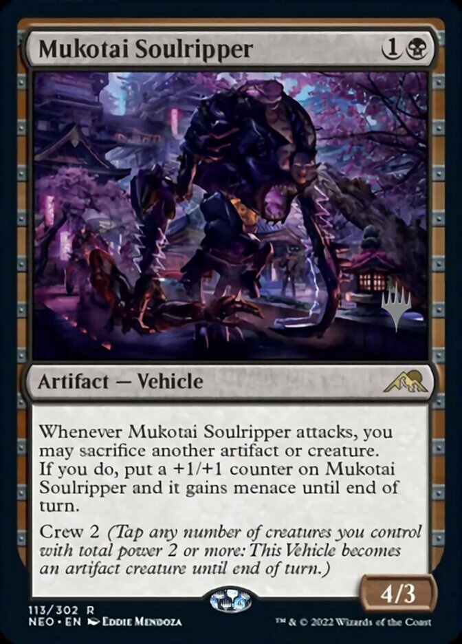 Mukotai Soulripper (Promo Pack) [Kamigawa: Neon Dynasty Promos] | Pegasus Games WI