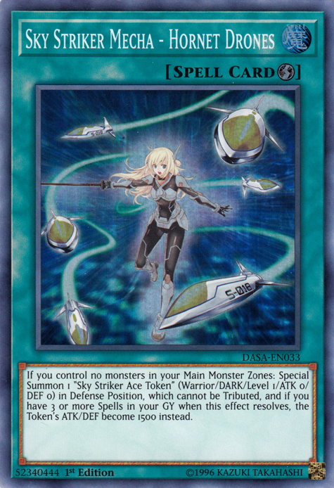 Sky Striker Mecha - Hornet Drones [DASA-EN033] Super Rare | Pegasus Games WI