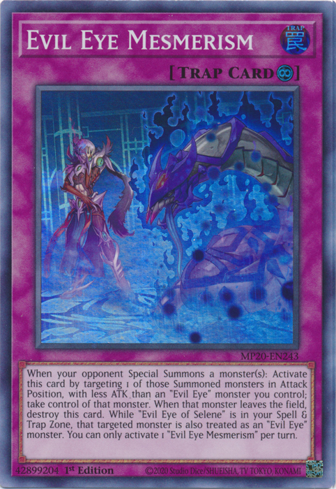 Evil Eye Mesmerism [MP20-EN243] Super Rare | Pegasus Games WI