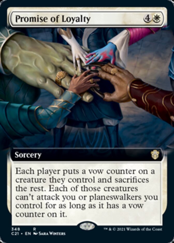 Promise of Loyalty (Extended Art) [Commander 2021] | Pegasus Games WI