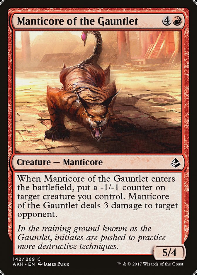 Manticore of the Gauntlet [Amonkhet] | Pegasus Games WI