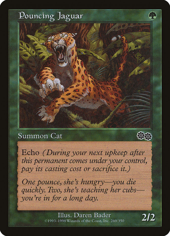 Pouncing Jaguar [Urza's Saga] | Pegasus Games WI