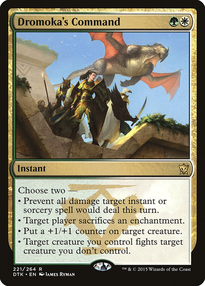 Dromoka's Command [Dragons of Tarkir] | Pegasus Games WI