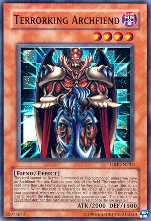 Terrorking Archfiend [DR1-EN234] Super Rare | Pegasus Games WI
