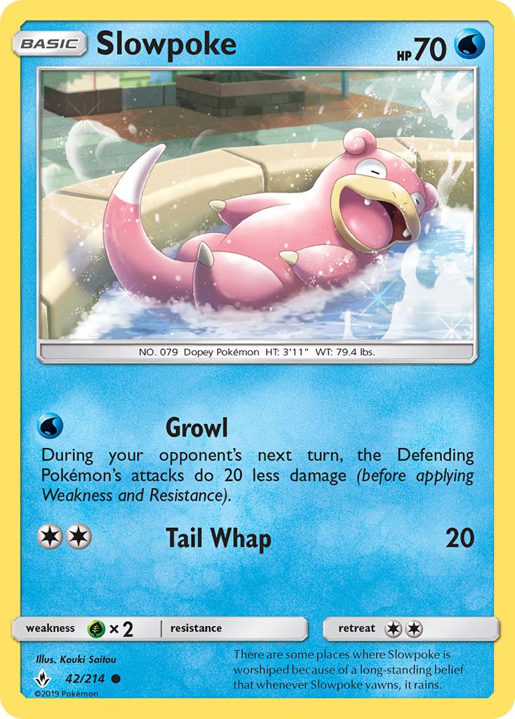 Slowpoke (42/214) [Sun & Moon: Unbroken Bonds] | Pegasus Games WI