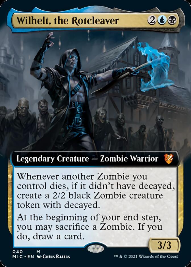 Wilhelt, the Rotcleaver (Extended Art) [Innistrad: Midnight Hunt Commander] | Pegasus Games WI