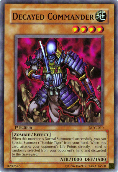 Decayed Commander [MFC-010] Common | Pegasus Games WI