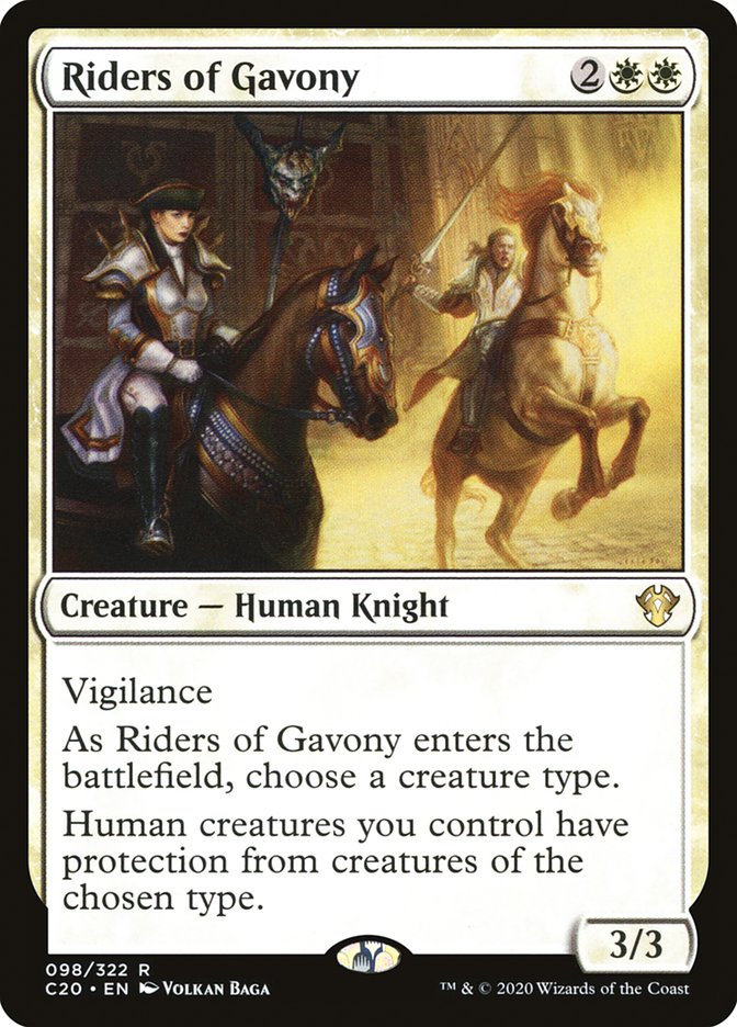 Riders of Gavony [Commander 2020] | Pegasus Games WI