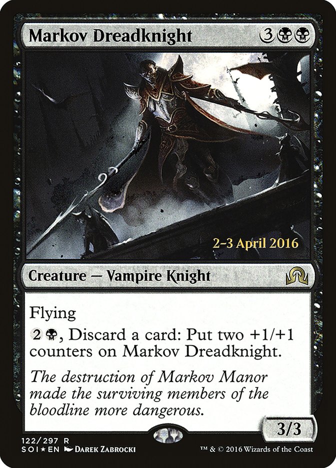 Markov Dreadknight [Shadows over Innistrad Prerelease Promos] | Pegasus Games WI