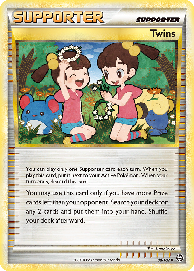 Twins (89/102) [HeartGold & SoulSilver: Triumphant] | Pegasus Games WI