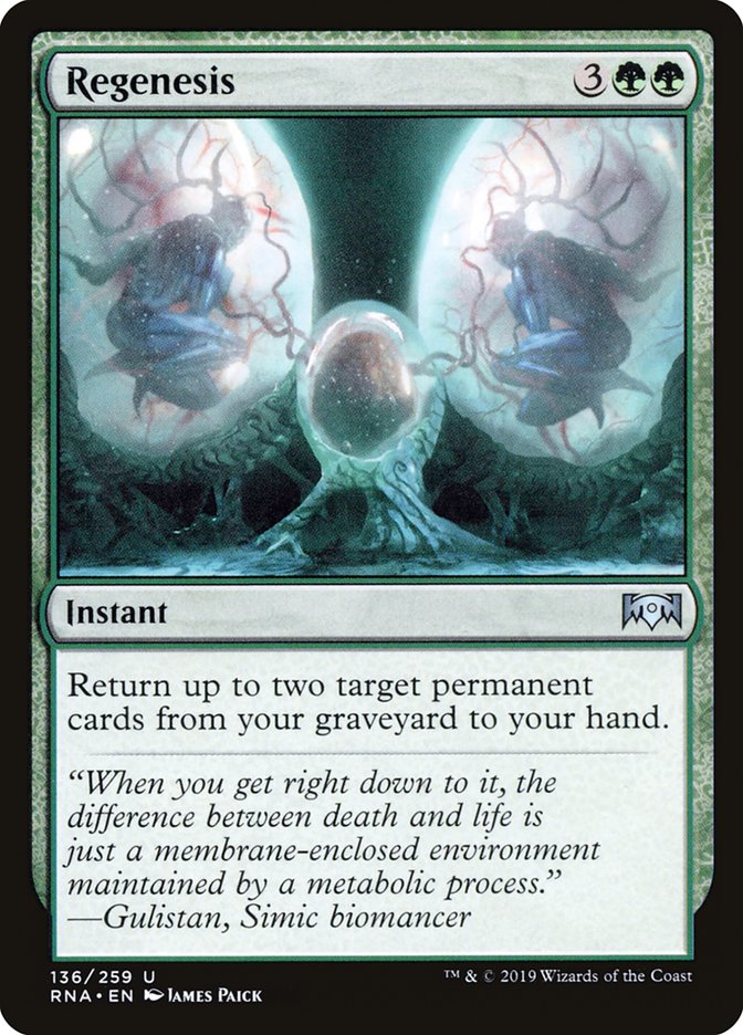 Regenesis [Ravnica Allegiance] | Pegasus Games WI