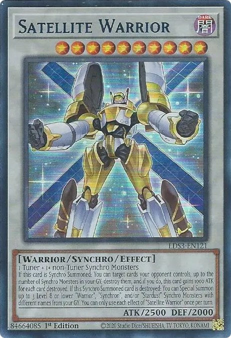 Satellite Warrior (Blue) [LDS3-EN121] Ultra Rare | Pegasus Games WI