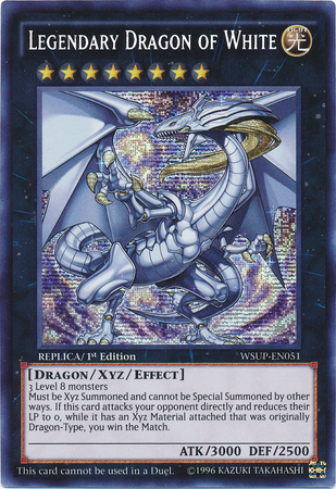 Legendary Dragon of White [WSUP-EN051] Prismatic Secret Rare | Pegasus Games WI