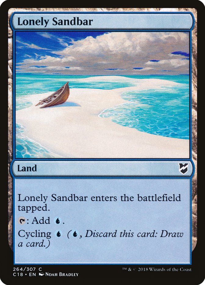 Lonely Sandbar [Commander 2018] | Pegasus Games WI