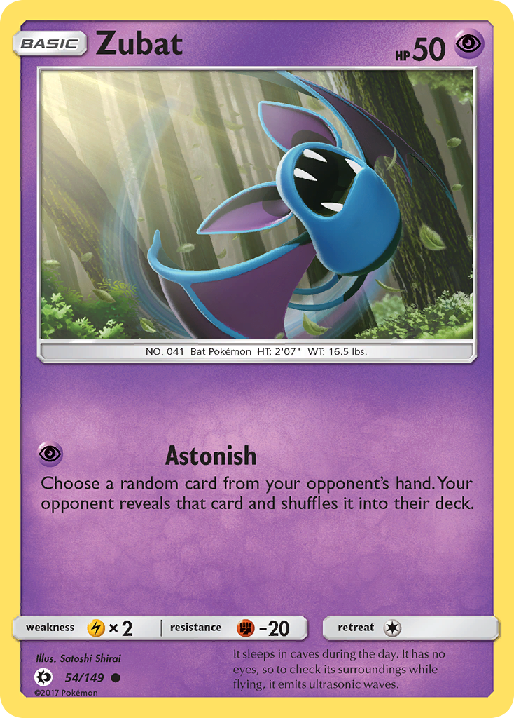 Zubat (54/149) [Sun & Moon: Base Set] | Pegasus Games WI