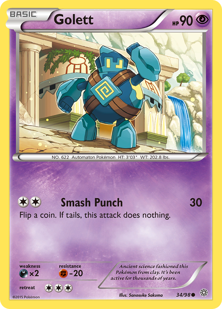 Golett (34/98) [XY: Ancient Origins] | Pegasus Games WI