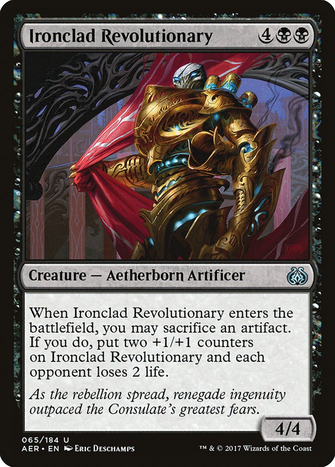 Ironclad Revolutionary [Aether Revolt] | Pegasus Games WI