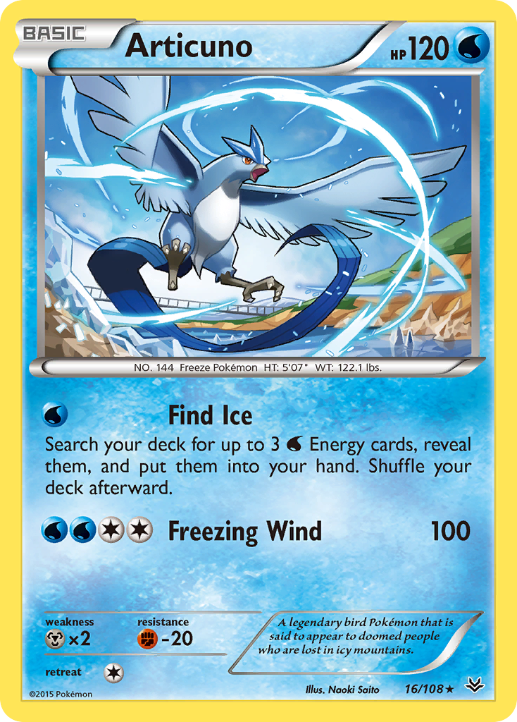 Articuno (16/108) [XY: Roaring Skies] | Pegasus Games WI