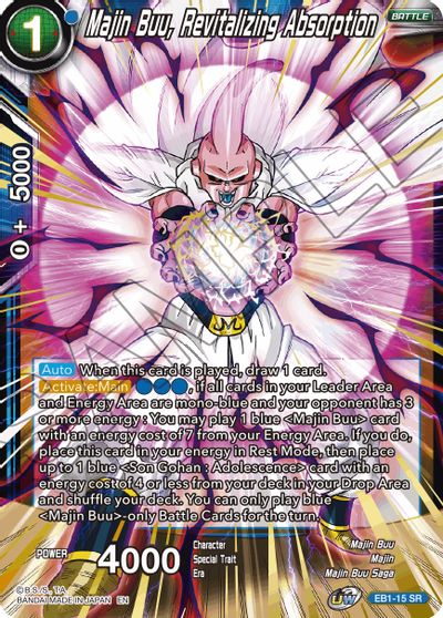 Majin Buu, Revitalizing Absorption (EB1-15) [Battle Evolution Booster] | Pegasus Games WI