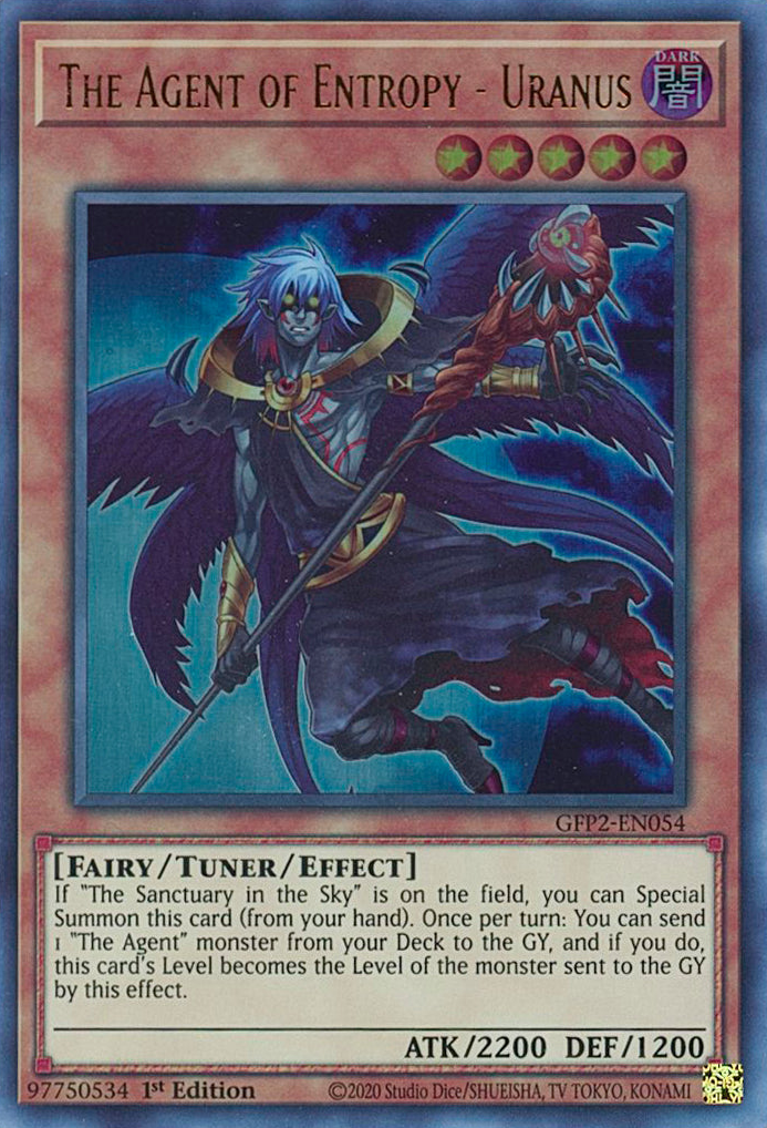 The Agent of Entropy - Uranus [GFP2-EN054] Ultra Rare | Pegasus Games WI
