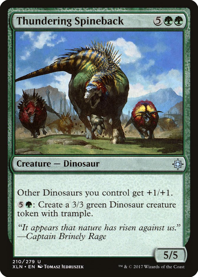 Thundering Spineback [Ixalan] | Pegasus Games WI