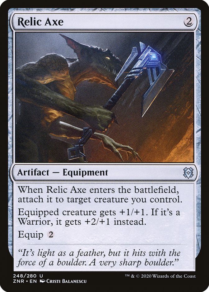 Relic Axe [Zendikar Rising] | Pegasus Games WI