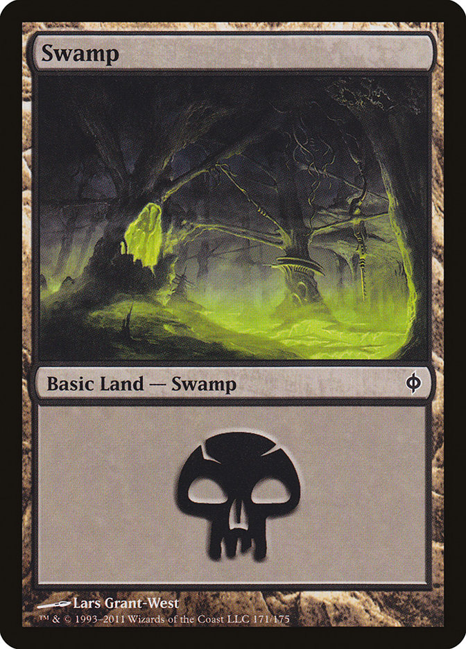 Swamp (171) [New Phyrexia] | Pegasus Games WI