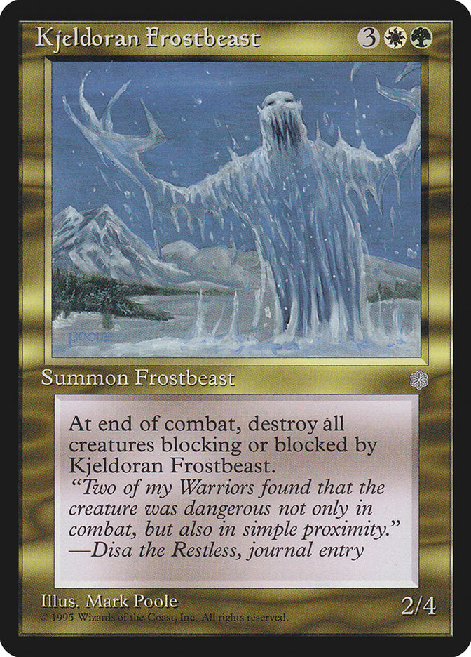 Kjeldoran Frostbeast [Ice Age] | Pegasus Games WI