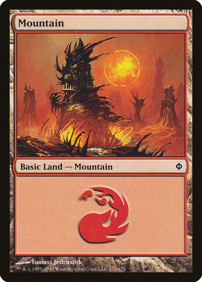 Mountain (172) [New Phyrexia] | Pegasus Games WI