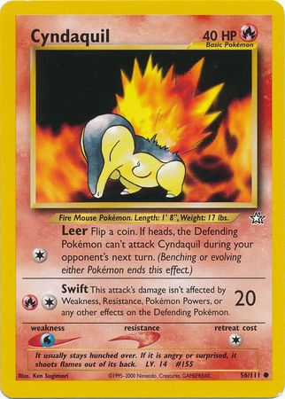 Cyndaquil (56/111) [Neo Genesis Unlimited] | Pegasus Games WI