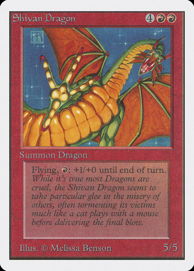 Shivan Dragon [Unlimited Edition] | Pegasus Games WI