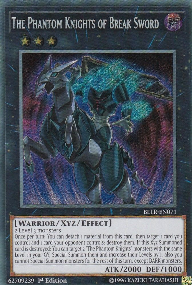 The Phantom Knights of Break Sword [BLLR-EN071] Secret Rare | Pegasus Games WI