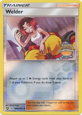 Welder (189a/214) (Regional Championship Promo) [Sun & Moon: Unbroken Bonds] | Pegasus Games WI