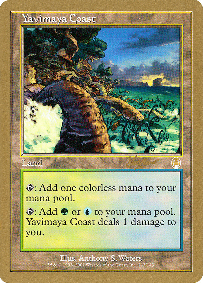 Yavimaya Coast (Sim Han How) [World Championship Decks 2002] | Pegasus Games WI