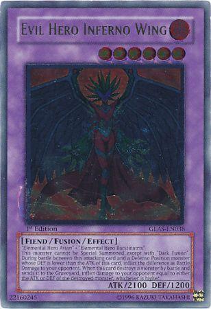 Evil Hero Inferno Wing (UTR) [GLAS-EN038] Ultimate Rare | Pegasus Games WI