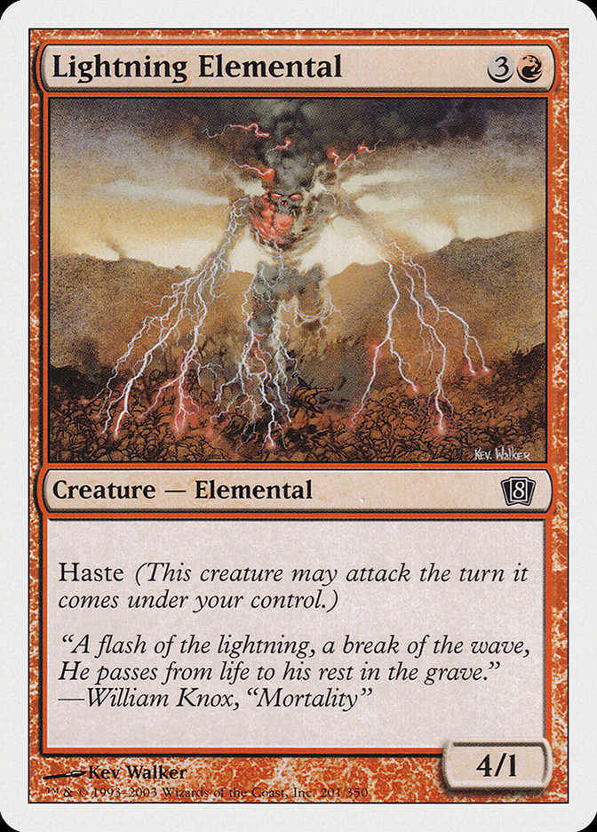 Lightning Elemental [Eighth Edition] | Pegasus Games WI