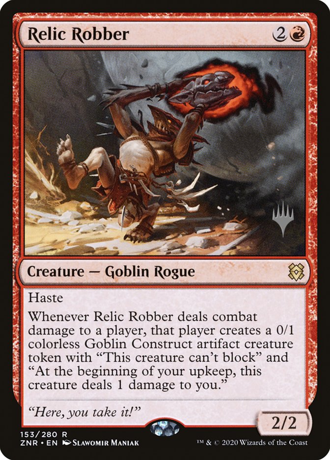 Relic Robber (Promo Pack) [Zendikar Rising Promos] | Pegasus Games WI