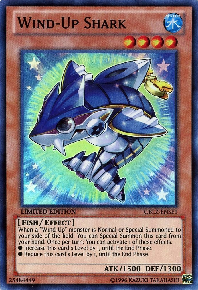 Wind-Up Shark [CBLZ-ENSE1] Super Rare | Pegasus Games WI