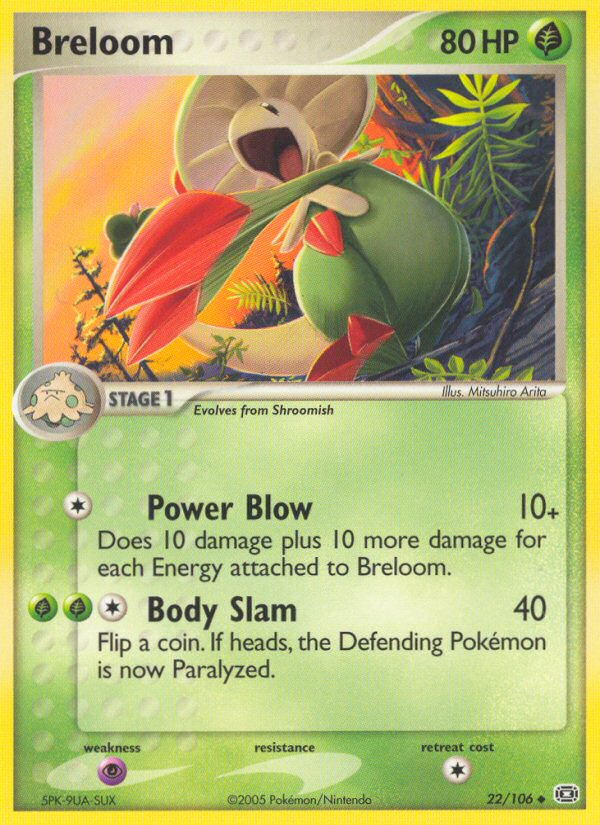 Breloom (22/106) [EX: Emerald] | Pegasus Games WI