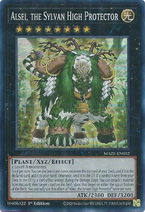 Alsei, the Sylvan High Protector [MAZE-EN052] Super Rare | Pegasus Games WI