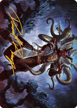 Zevlor, Elturel Exile Art Card (42) (Gold-Stamped Signature) [Commander Legends: Battle for Baldur's Gate Art Series] | Pegasus Games WI