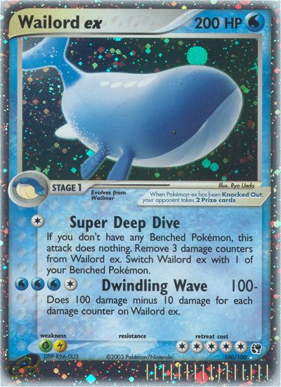 Wailord ex (100/100) [EX: Sandstorm] | Pegasus Games WI