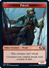 Pirate // Weird Double-Sided Token [Core Set 2021 Tokens] | Pegasus Games WI