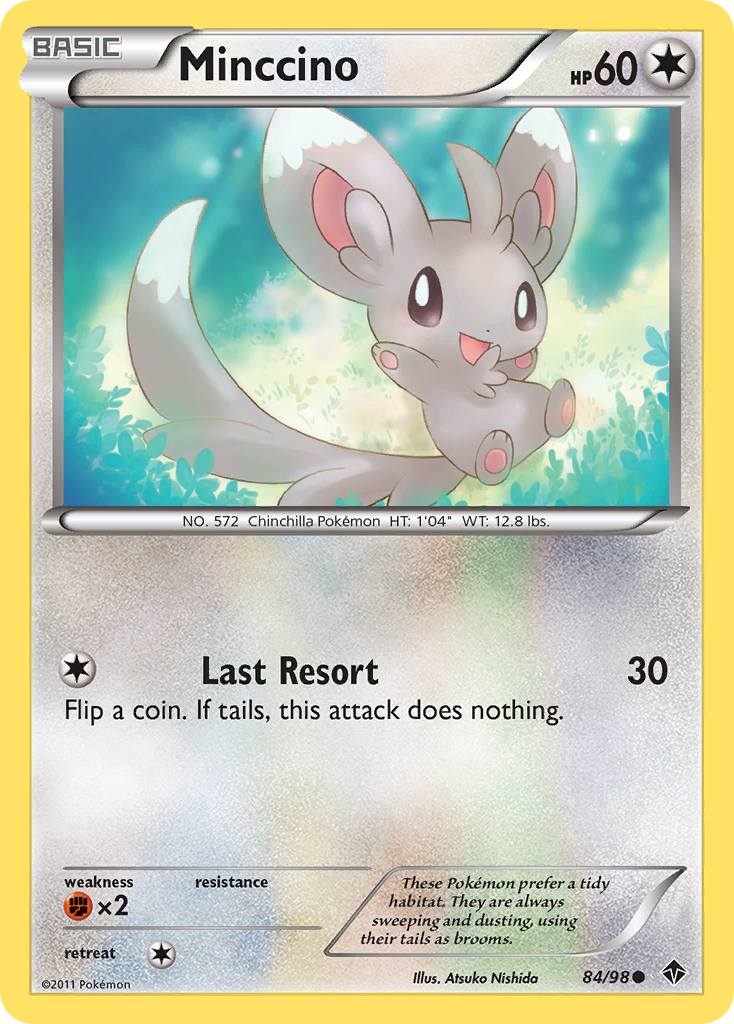 Minccino (84/98) [Black & White: Emerging Powers] | Pegasus Games WI