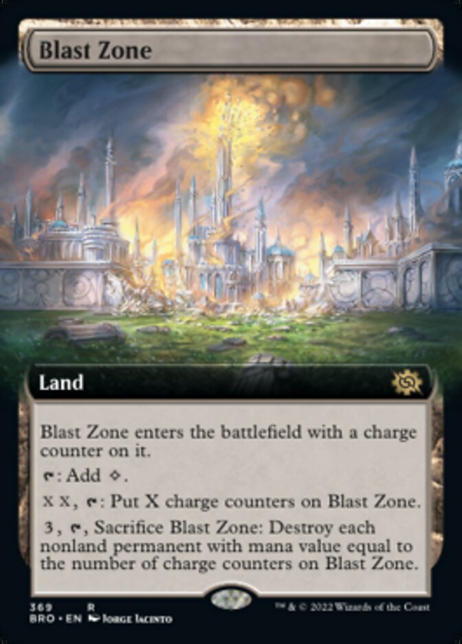 Blast Zone (Extended Art) [The Brothers' War] | Pegasus Games WI